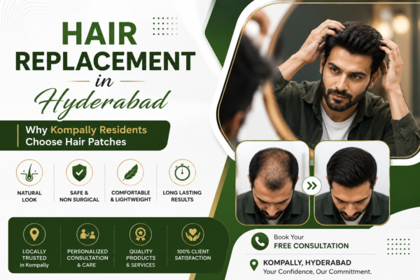 Hair Replacement in Hyderabad – Why Kompally Residents Choose Hair Patches