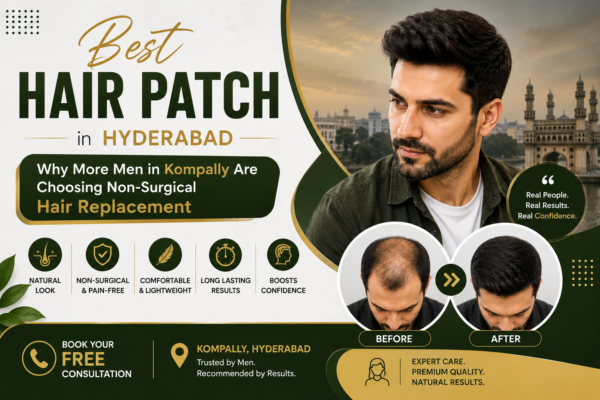 Best Hair Patch in Hyderabad | Non-Surgical Hair Replacement in Kompally