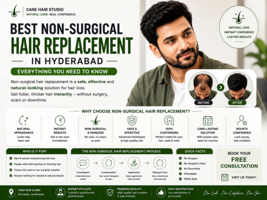 Best Non-Surgical Hair Replacement in Hyderabad – Everything You Need to Know